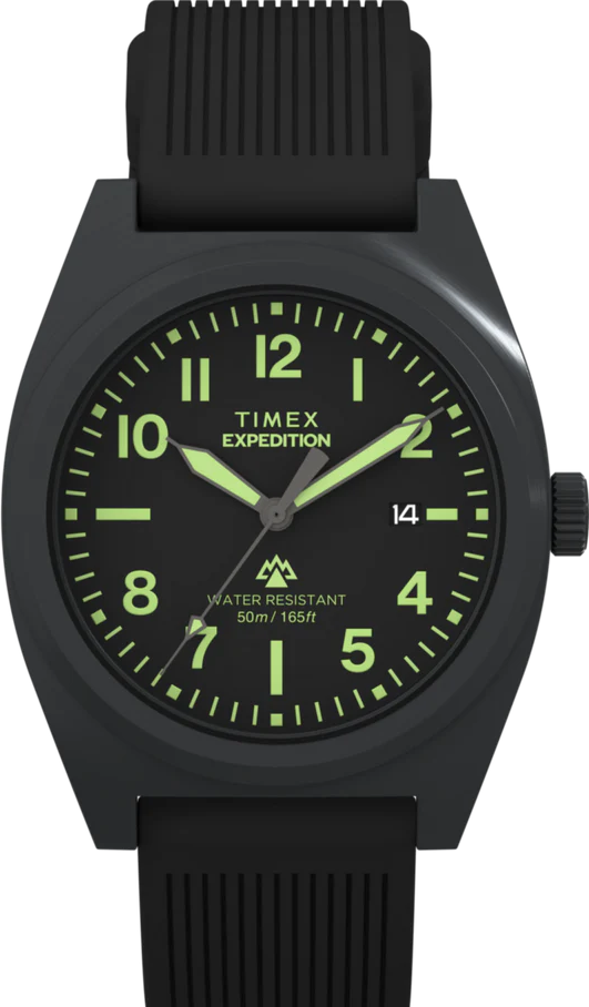 萬年鐘錶 - TIMEX 天美時 Expedition Capstone  休閒風橡膠錶帶男錶 TW2Y18100 錶徑39MM