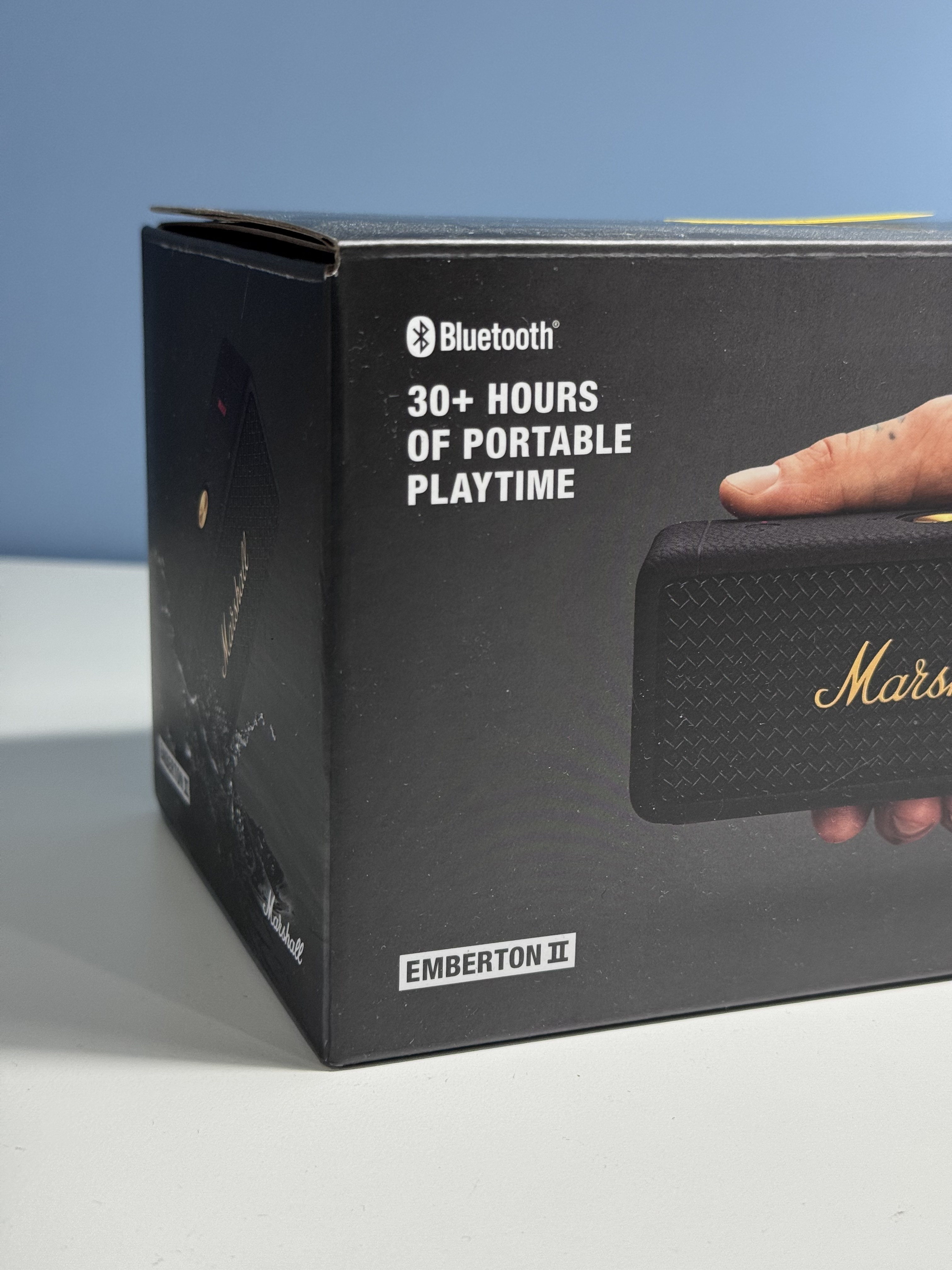 福利品出清【Marshall】Emberton II 藍牙喇叭 古銅黑 Black&Brass