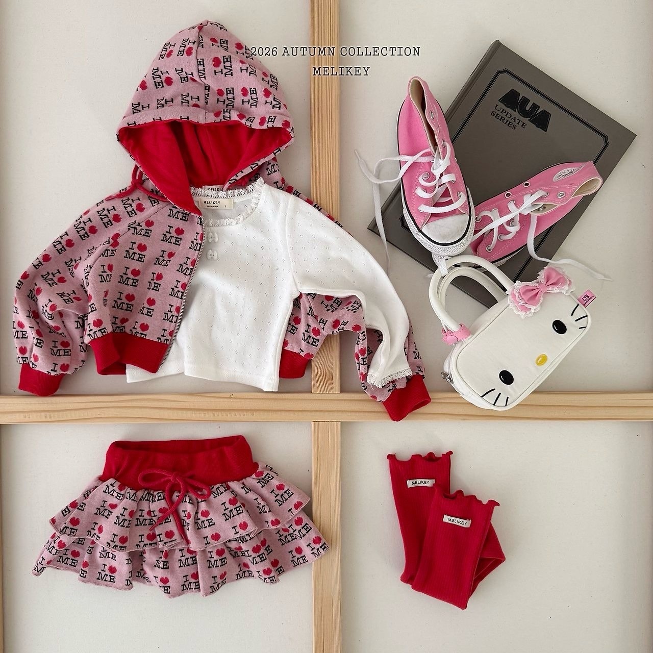 MELIKEY Love Me Hooded Zip-Up