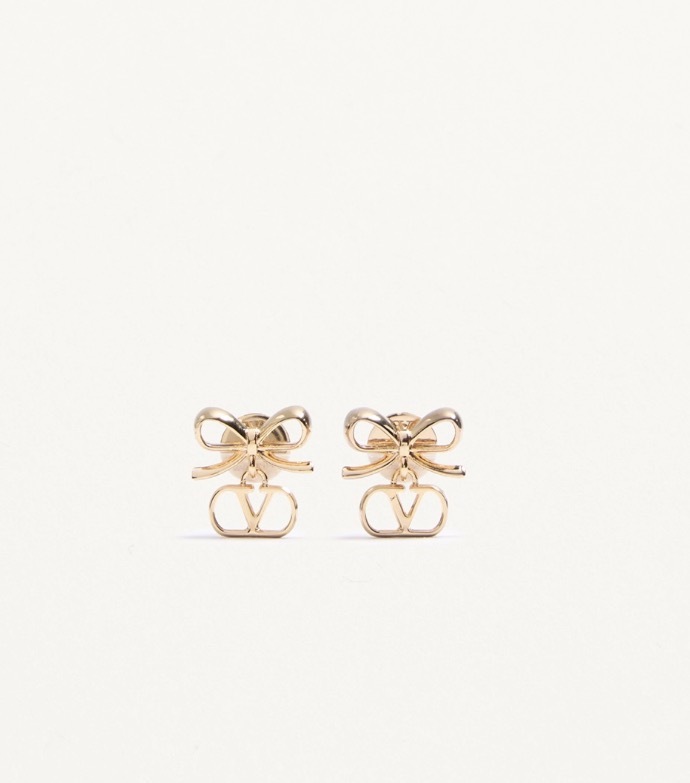 Valentino Garavani VLogo Signature 珍珠蝴蝶結耳環