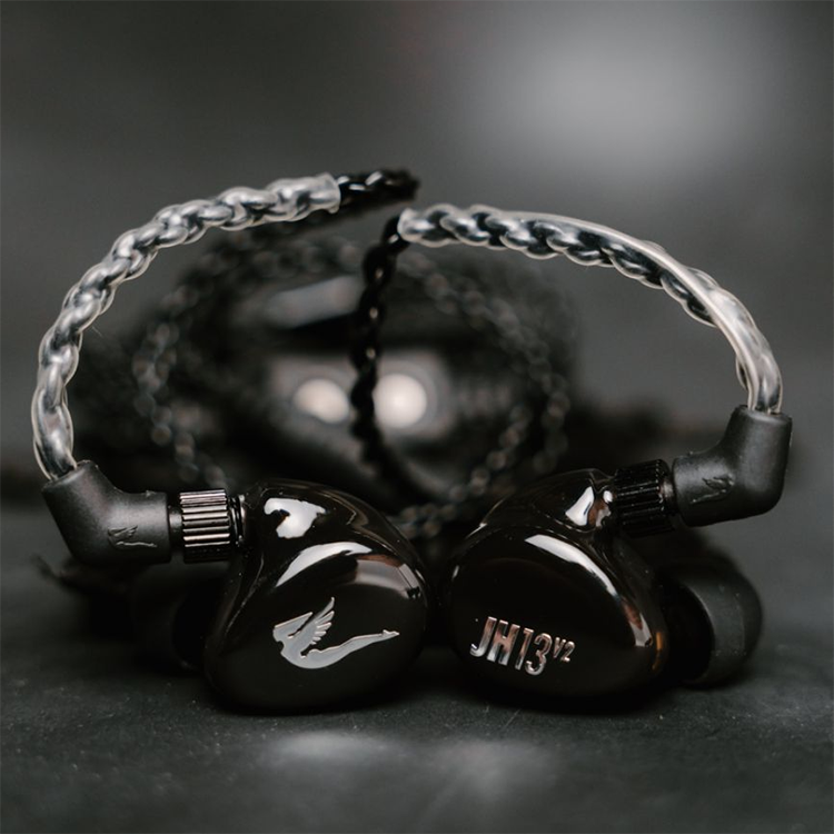 JH Audio JH13v2 (Black) – 8 driver / 3‑way crossover IEM
