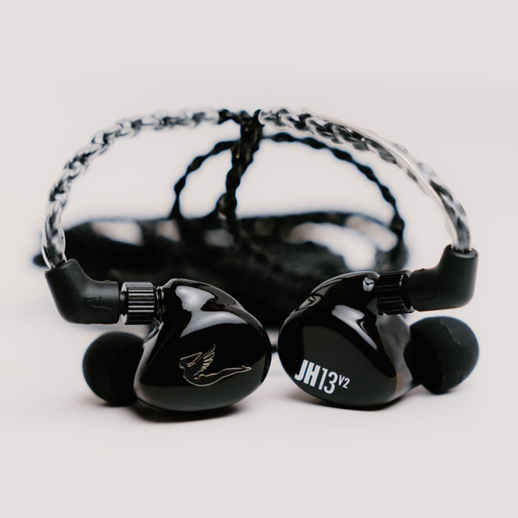 JH Audio JH13v2 (Black) – 8 driver / 3‑way crossover IEM