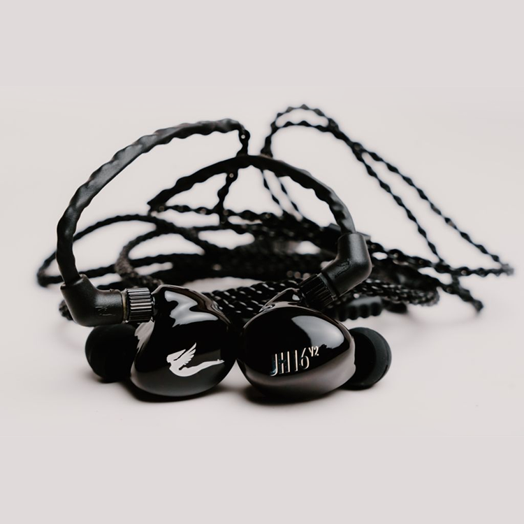 JH Audio JH16v2 Universal (Black) – 10 driver / 3‑way crossover IEM