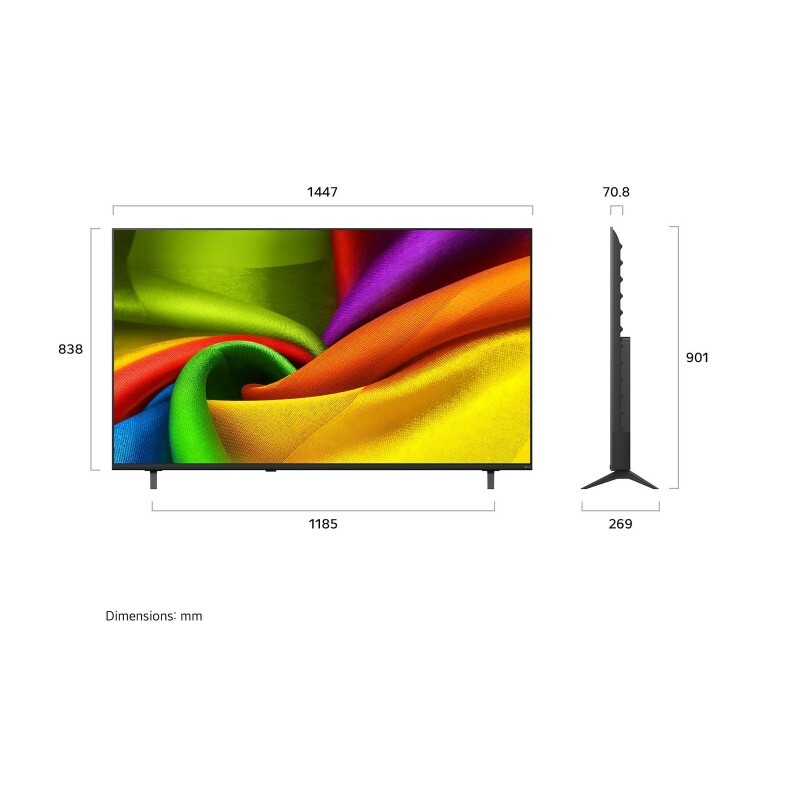 LG    65NU855BPCA‧65inch NANO 4K UHD AI 4K Smart TV‧3-year limited warranty‧