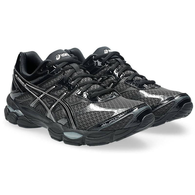 （門市現貨）男女鞋 ASICS GEL-CUMULUS 16 'Triple Black' 全黑 亞瑟膠緩震科技 休閒 慢跑鞋【1203B071-020】