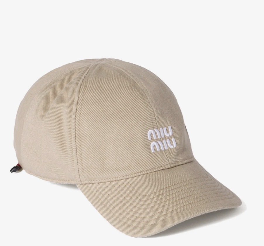 【5色入】Miu Miu Denim Baseball Cap
