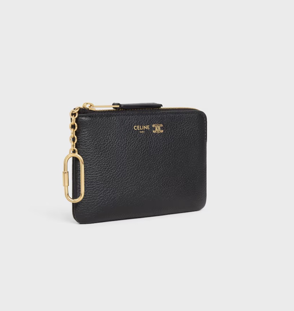 【4色入】celine Coin Purse Triomphe Stamp