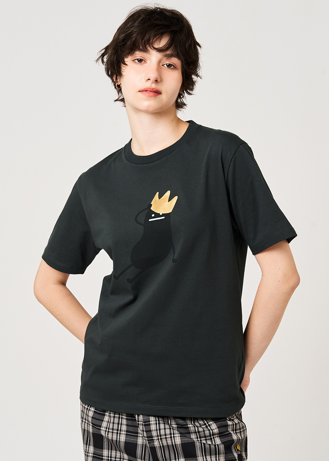 日本預訂 graniph GH Beautiful Shadow Crown | T-Shirt