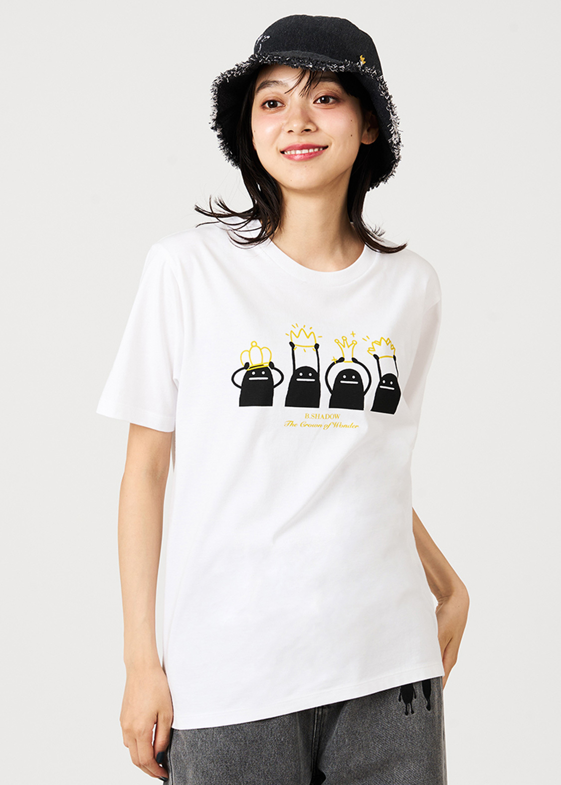 日本預訂 graniph GH Beautiful Shadow Show Off the Crown | T-Shirt