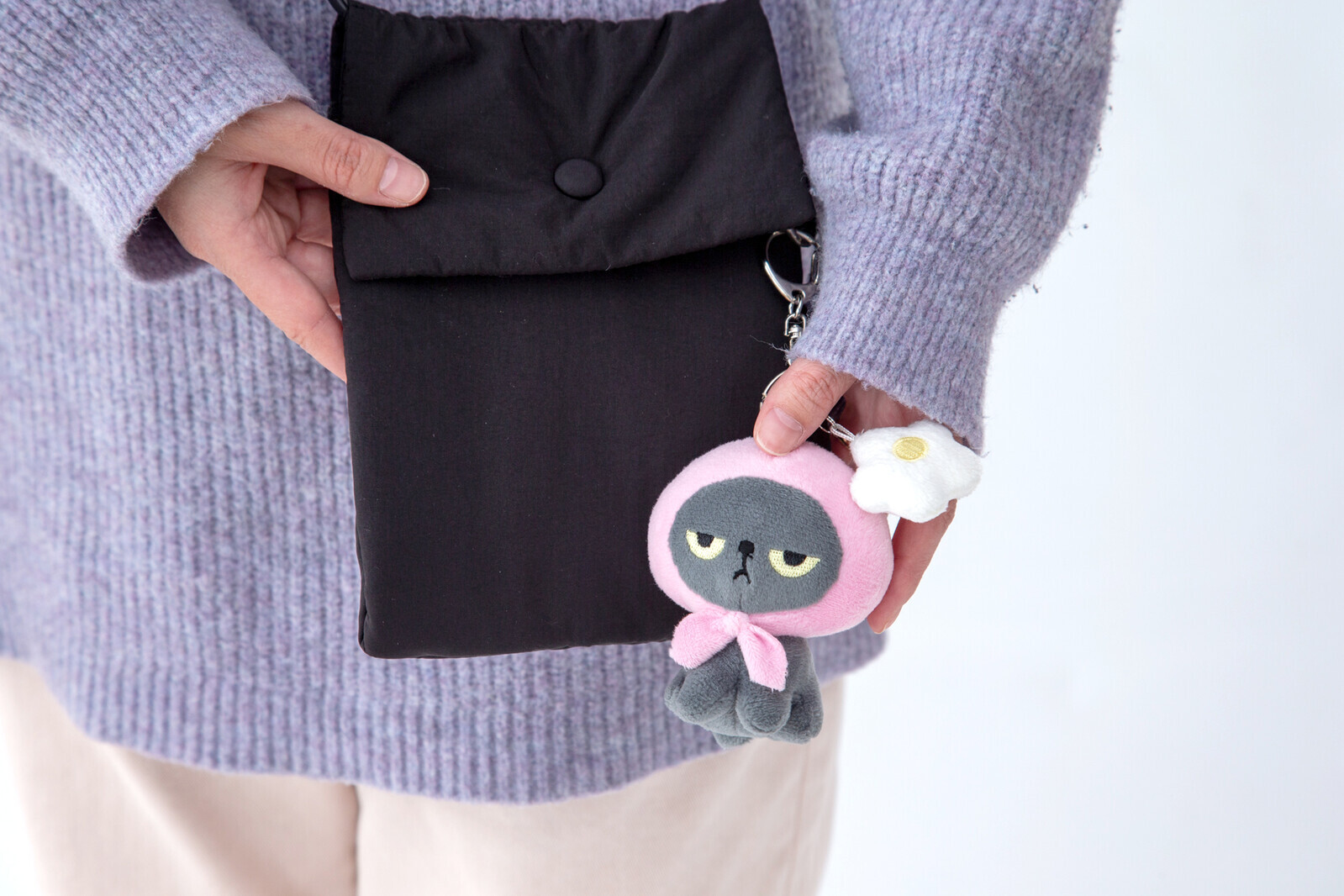 [Angry Machiko] 真知子  (花朵) 公仔鎖匙扣