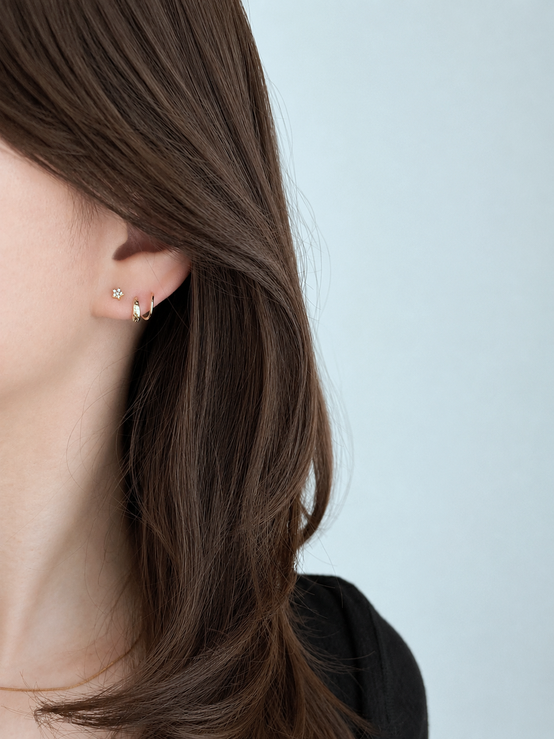 S925 twist pierce