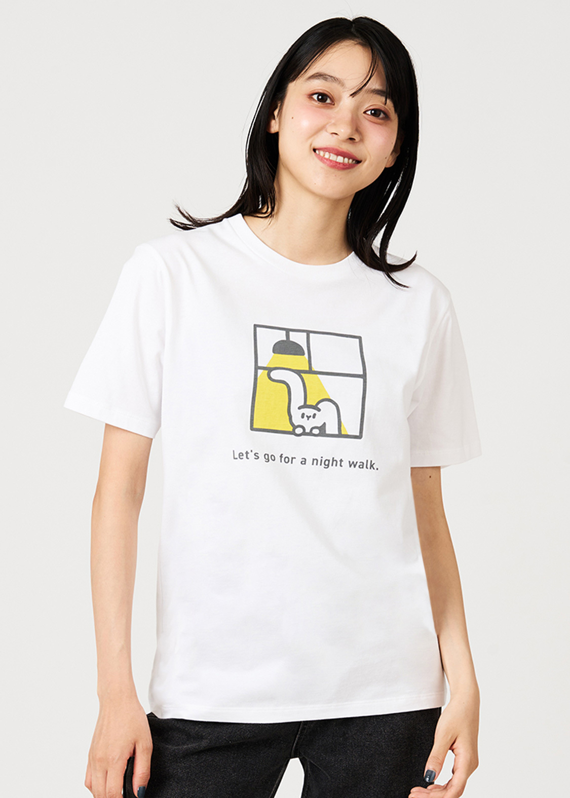 日本預訂 graniph GH Big Mimi Open the Window | T-Shirt