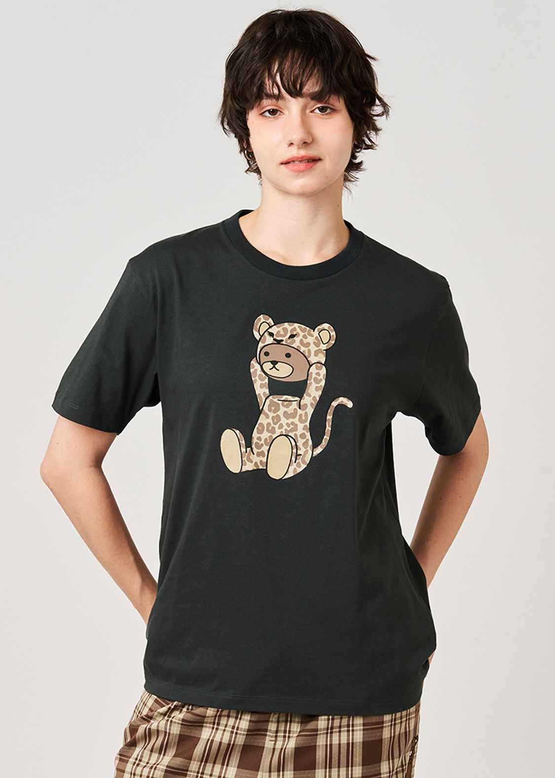 日本預訂 graniph GH Control Bear Leopard | T-Shirt