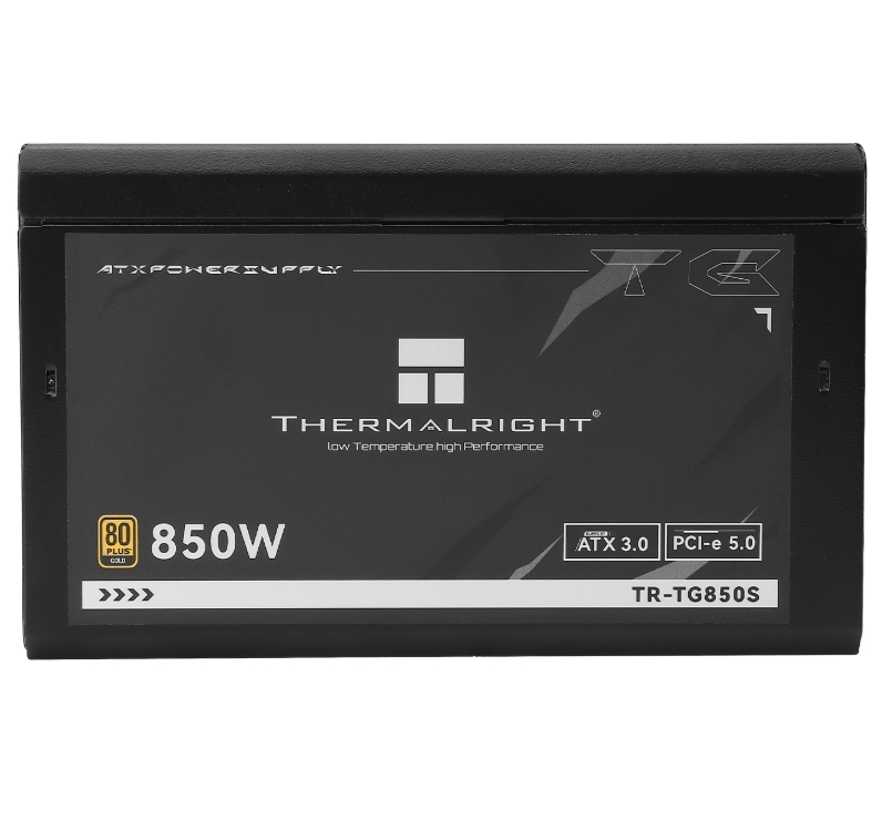 Thermalright TG850S - ATX3.0 Gold 非模組化電源供應器 火牛 (黑色/白色)