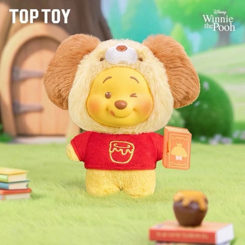 #預購 TOP TOY 小熊維尼動畫童話書系列 搪膠毛絨盲盒 共六款