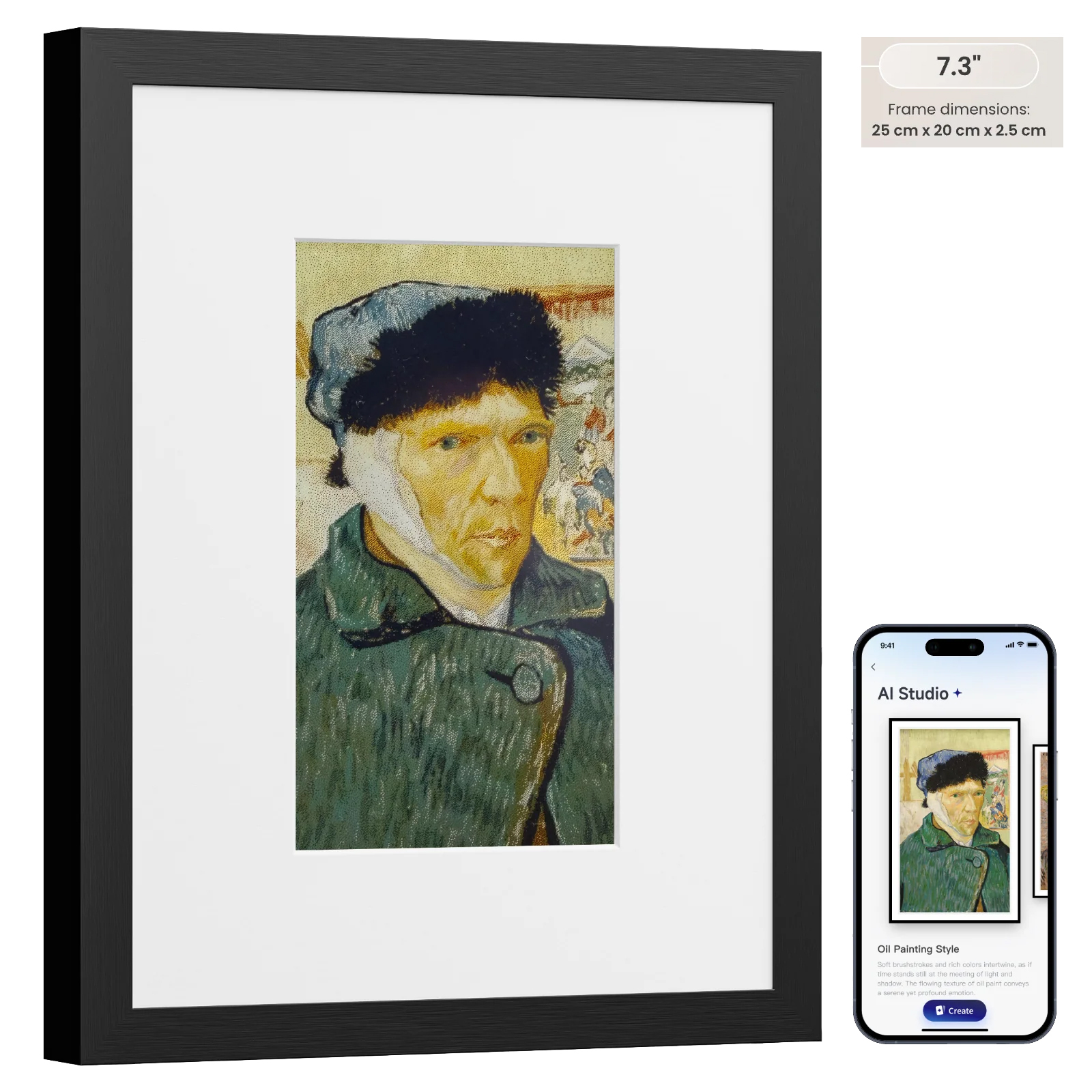 SwitchBot AI Art Frame 全彩電子紙面板藝術畫框｜7.3"／13.3"／31.5" 電子藝術顯示器