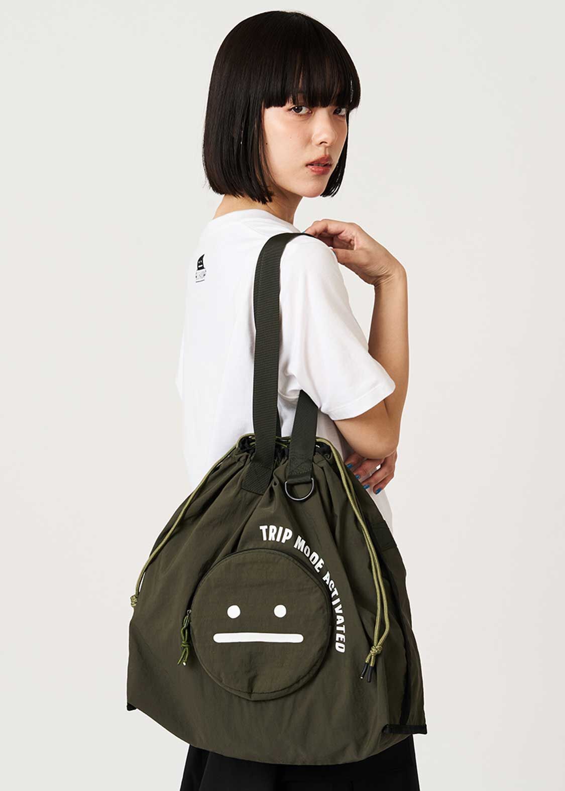 日本預訂 graniph GH Beautiful Shadow Road Trip | Packable Tote Bag