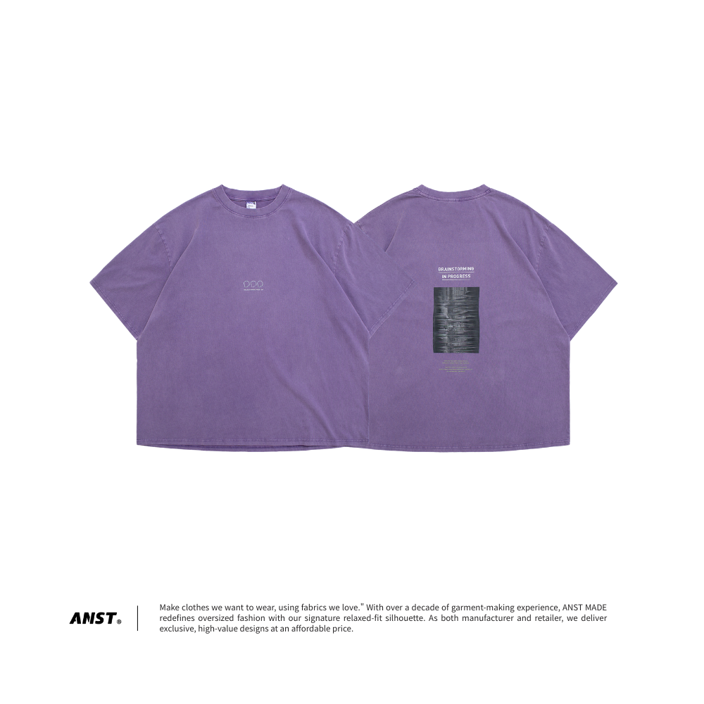 ANST Brainstorming Tee 紫色 AD41.R