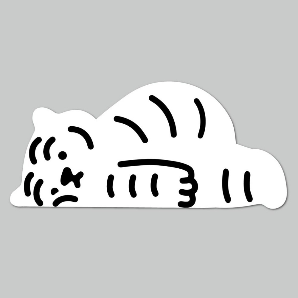 MUZIK TIGER / 可移除式大貼紙 (7款)