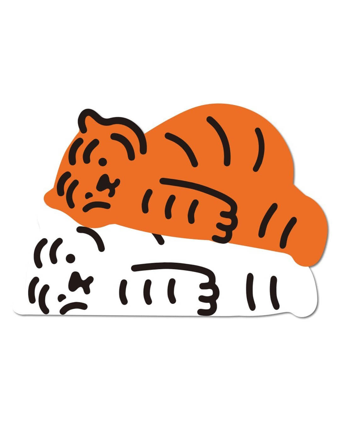 MUZIK TIGER / 可移除式大貼紙 (7款)