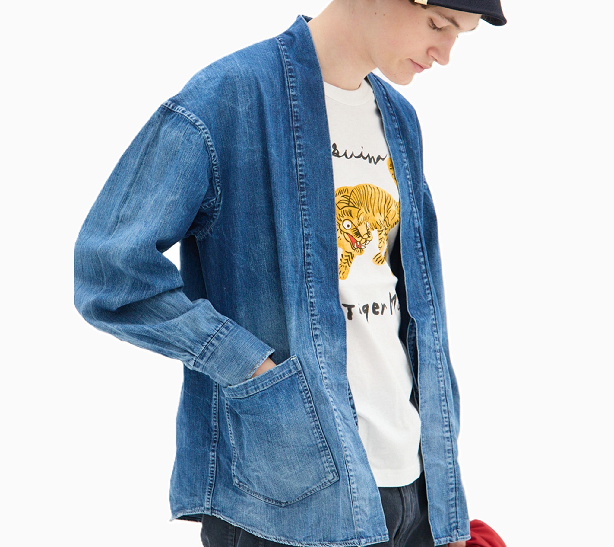VISVIM 2026 A/W JUMBO TEE S/S TIGER MAN - PRE ORDER ITEM (預訂中)