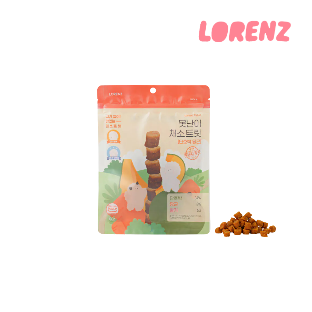 LORENZ洛倫滋 狗狗蔬果點心(甜南瓜+紅蘿蔔)