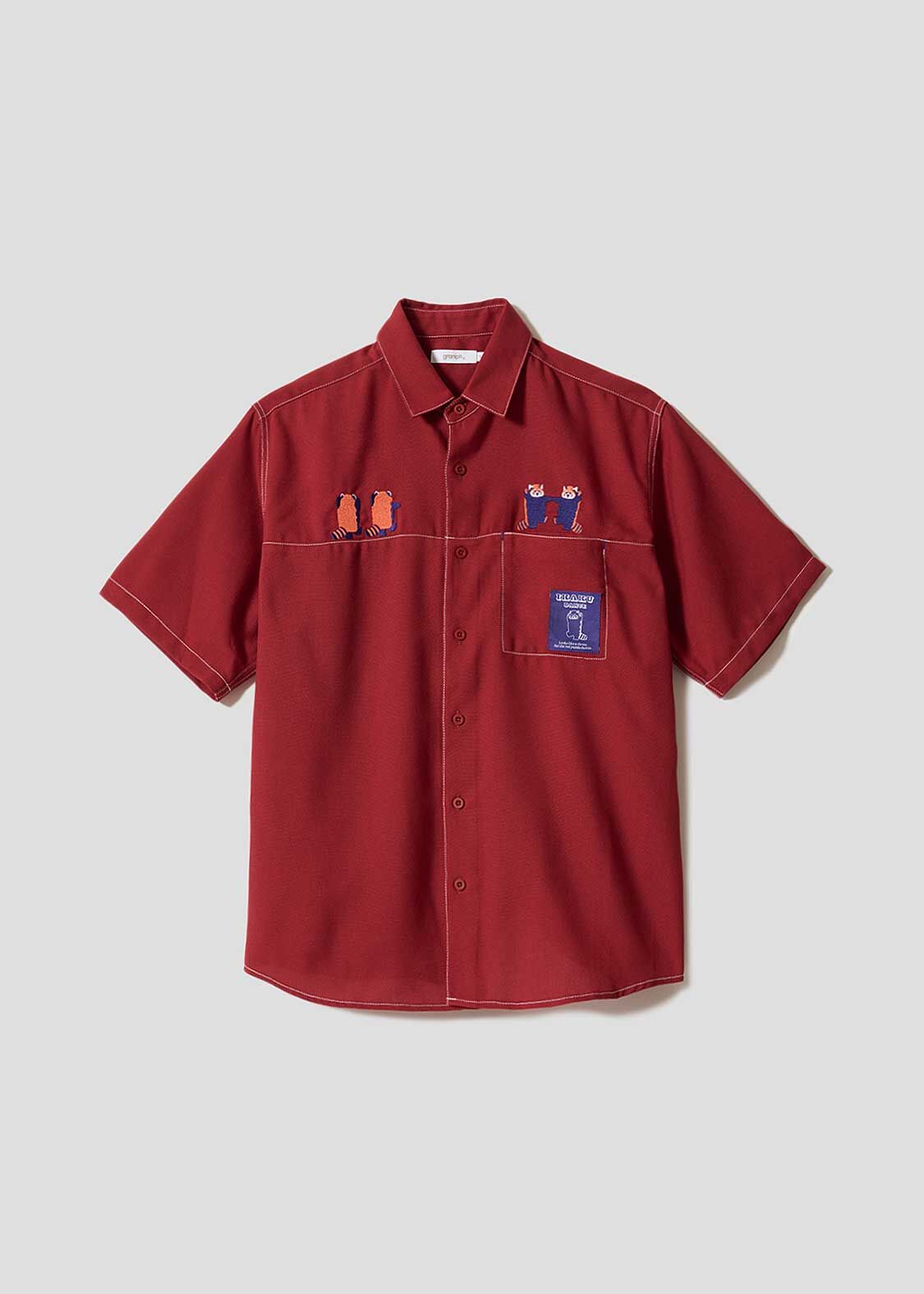 日本預訂 graniph GH Threat Display Dance | Loose-Fit Short-Sleeve Shirt
