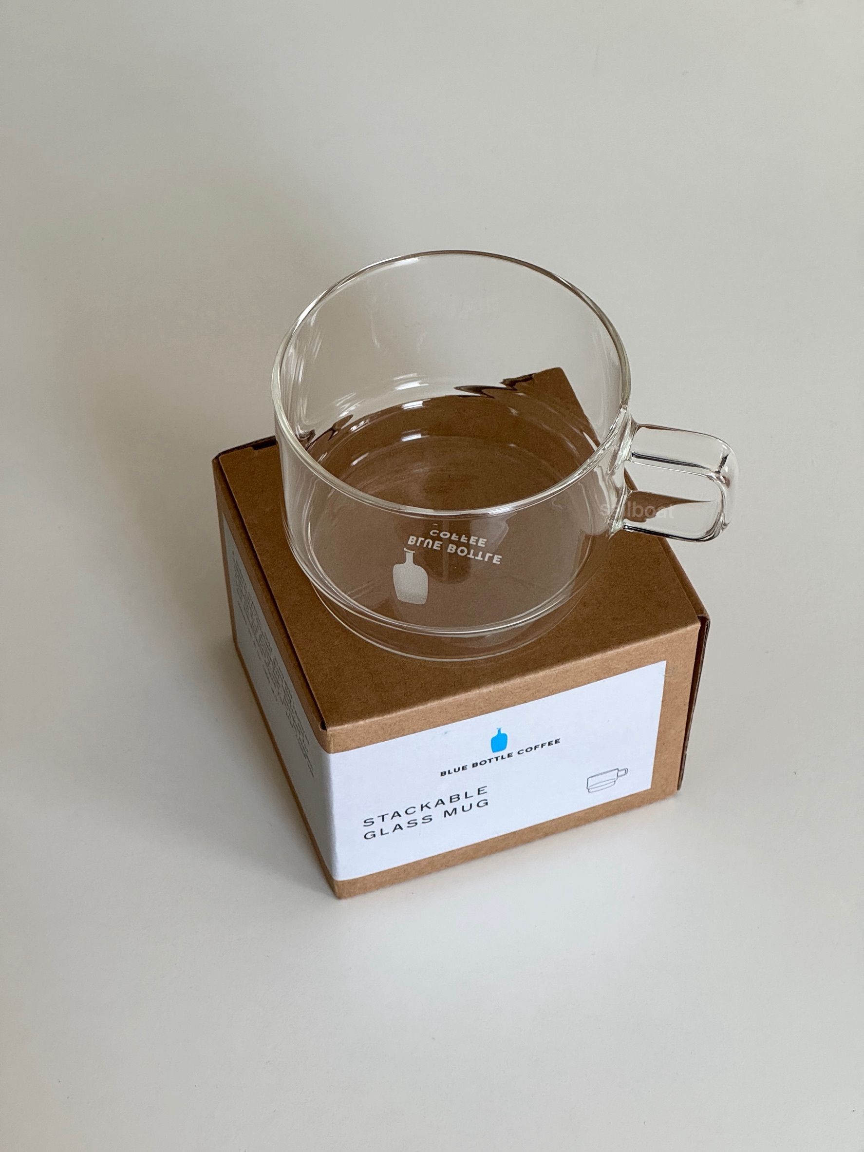 #預購 🇯🇵日本 BLUE BOTTLE 藍瓶 堆疊式玻璃馬克杯