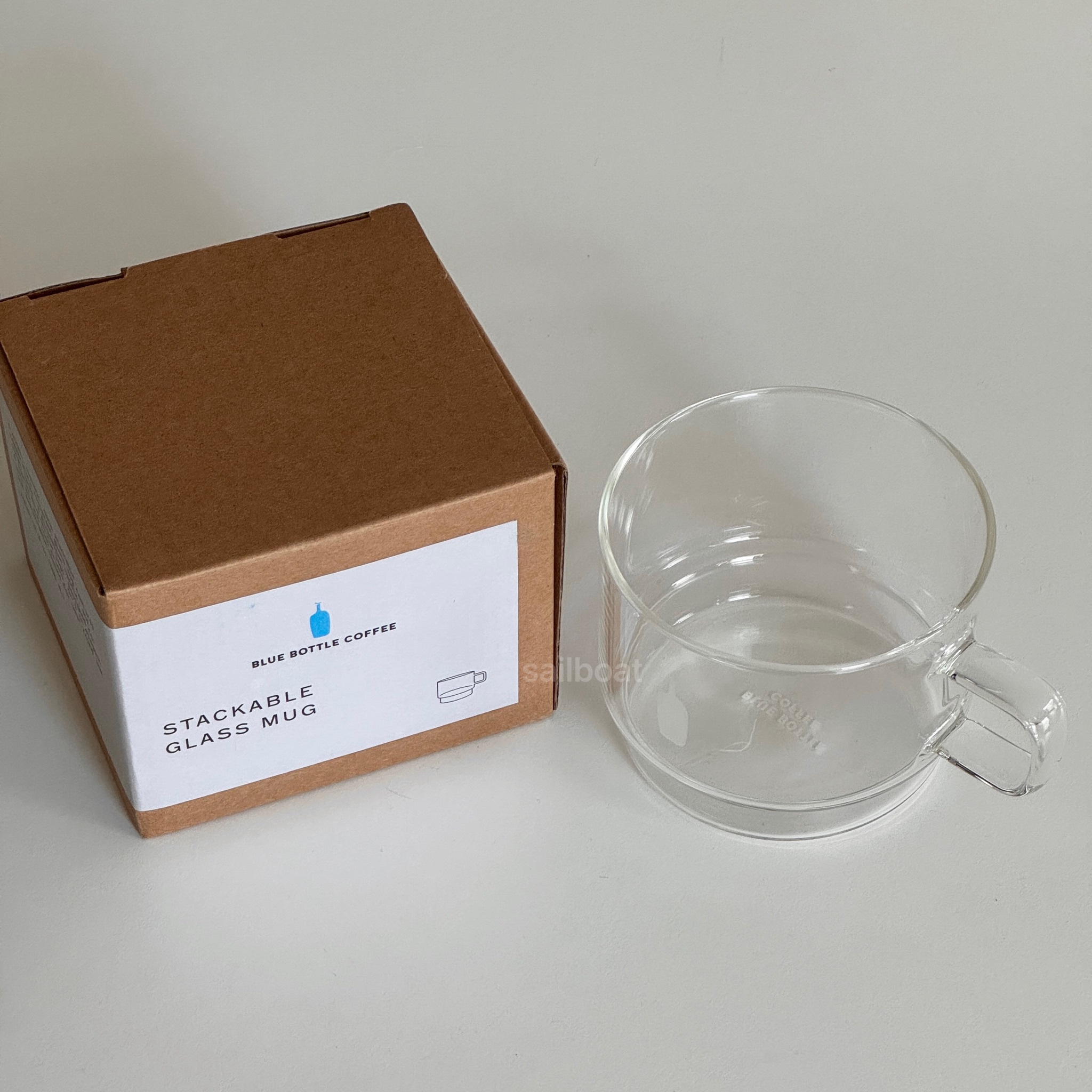 #預購 🇯🇵日本 BLUE BOTTLE 藍瓶 堆疊式玻璃馬克杯