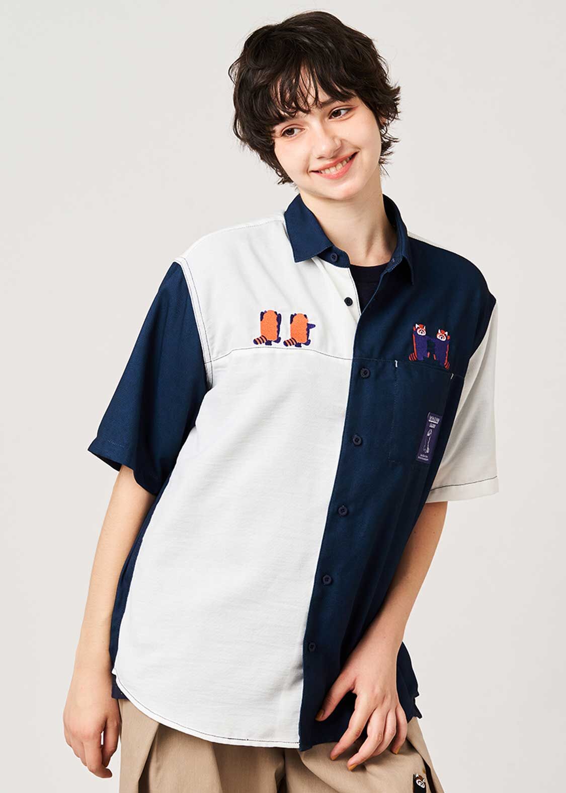 日本預訂 graniph GH Threat Display Dance | Loose-Fit Short-Sleeve Shirt