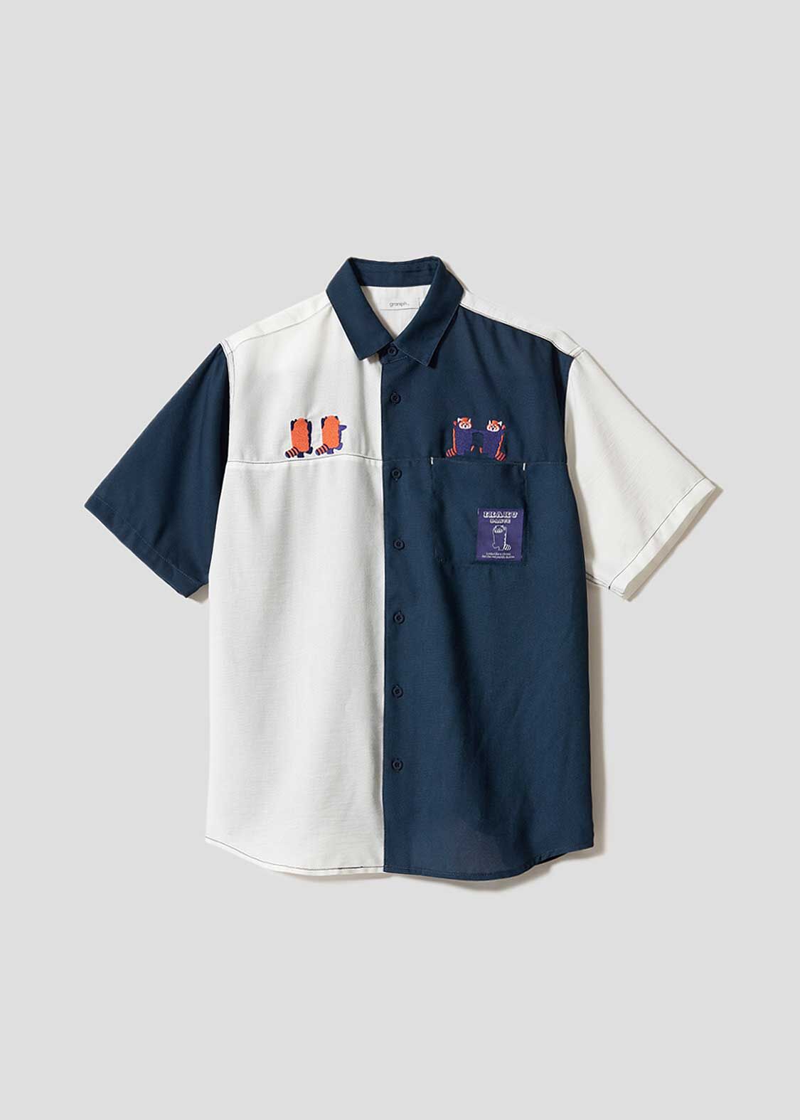 日本預訂 graniph GH Threat Display Dance | Loose-Fit Short-Sleeve Shirt