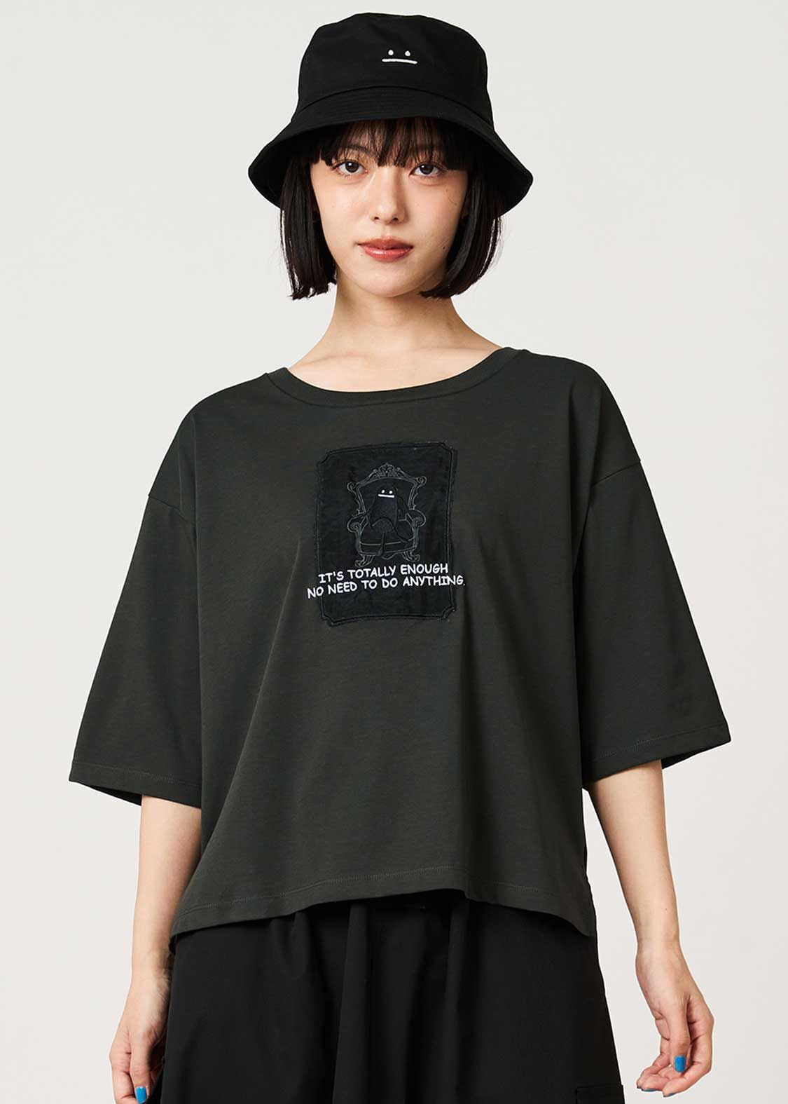 日本預訂 graniph GH Beautiful Shadow | Cropped T-Shirt COOL TOUCH  UV CUT