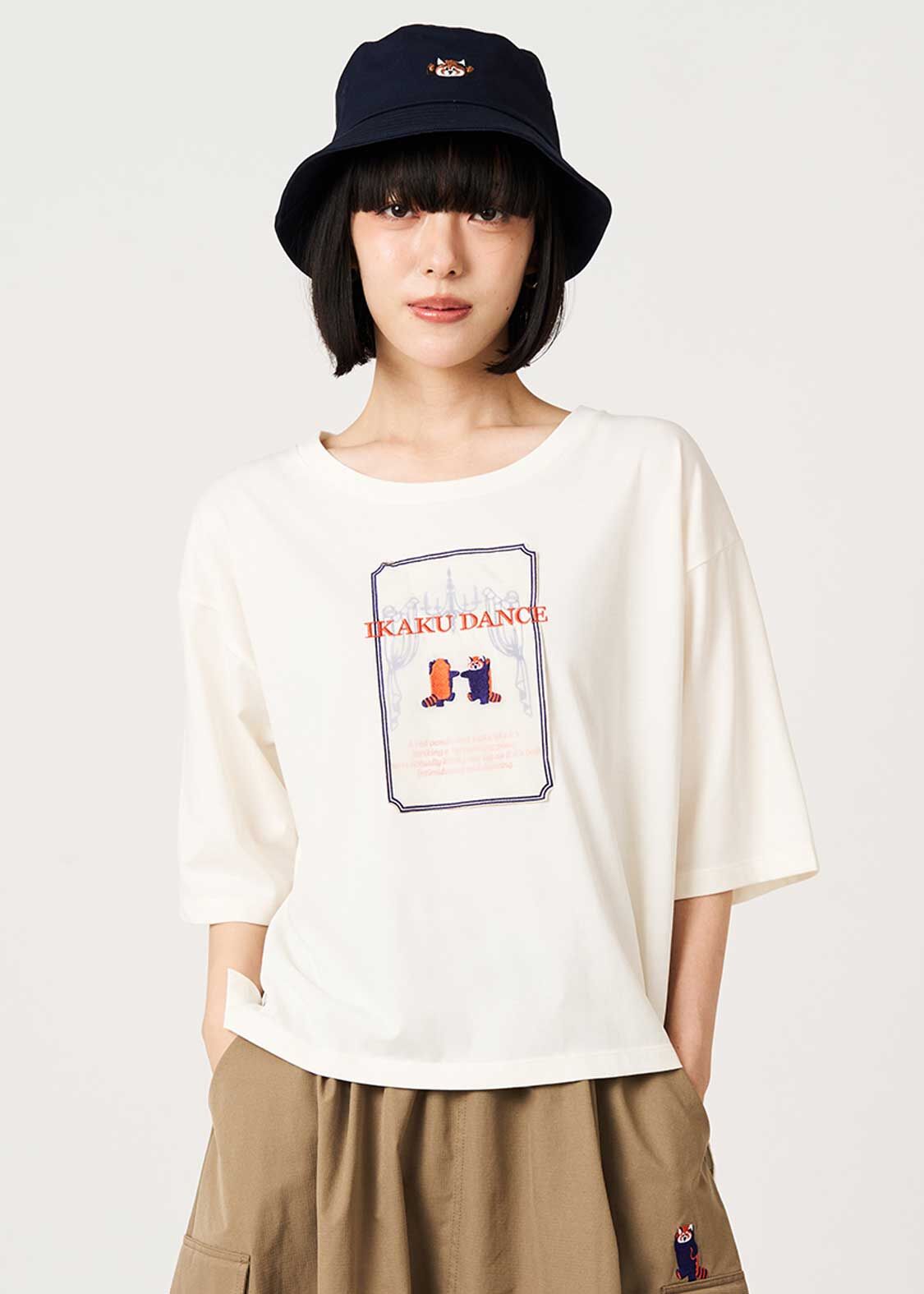 日本預訂 graniph GH Threat Display Dance | Cropped T-Shirt COOL TOUCH  UV CUT