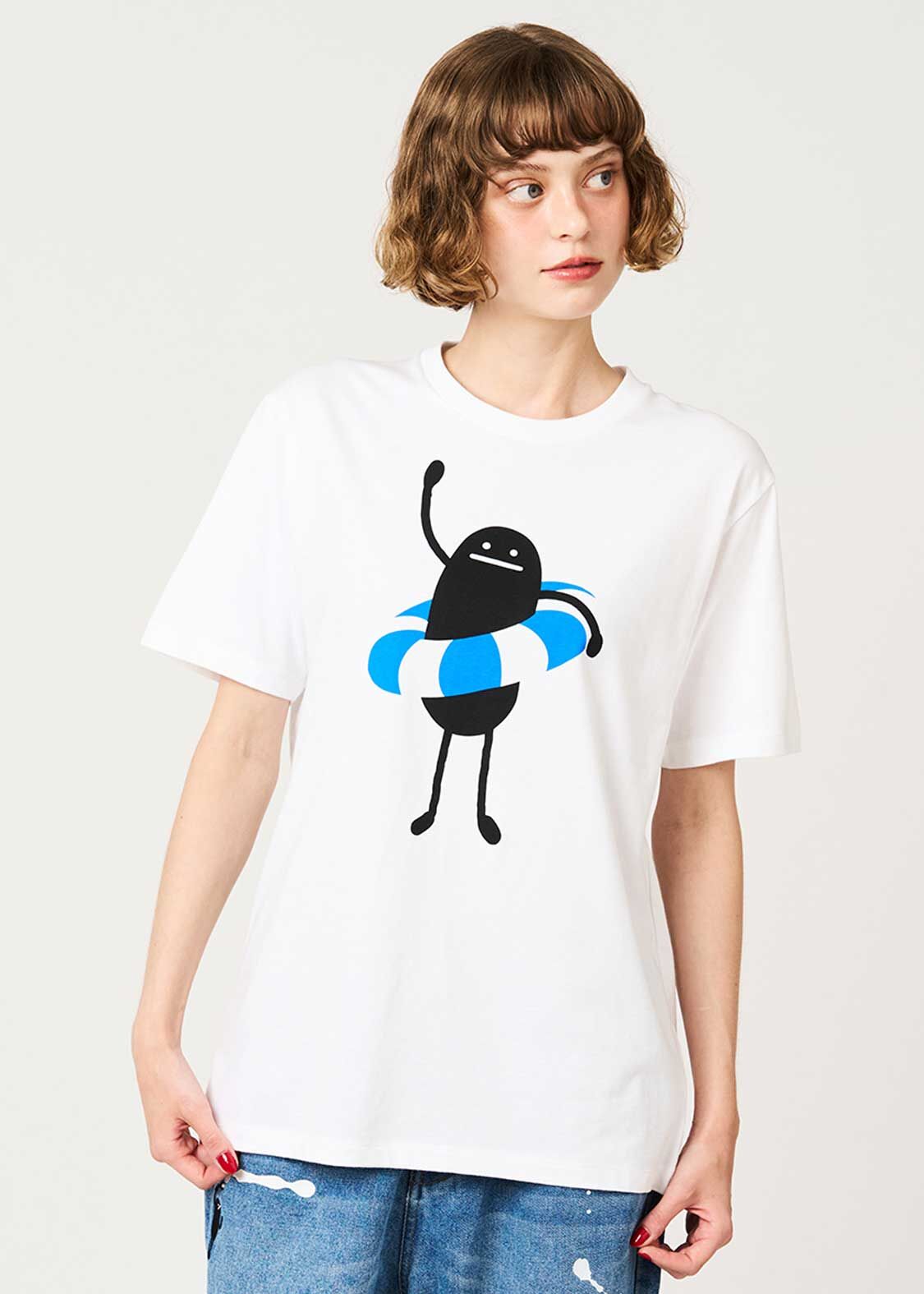 日本預訂 graniph GH Beautiful Shadow Swim Ring | T-Shirt