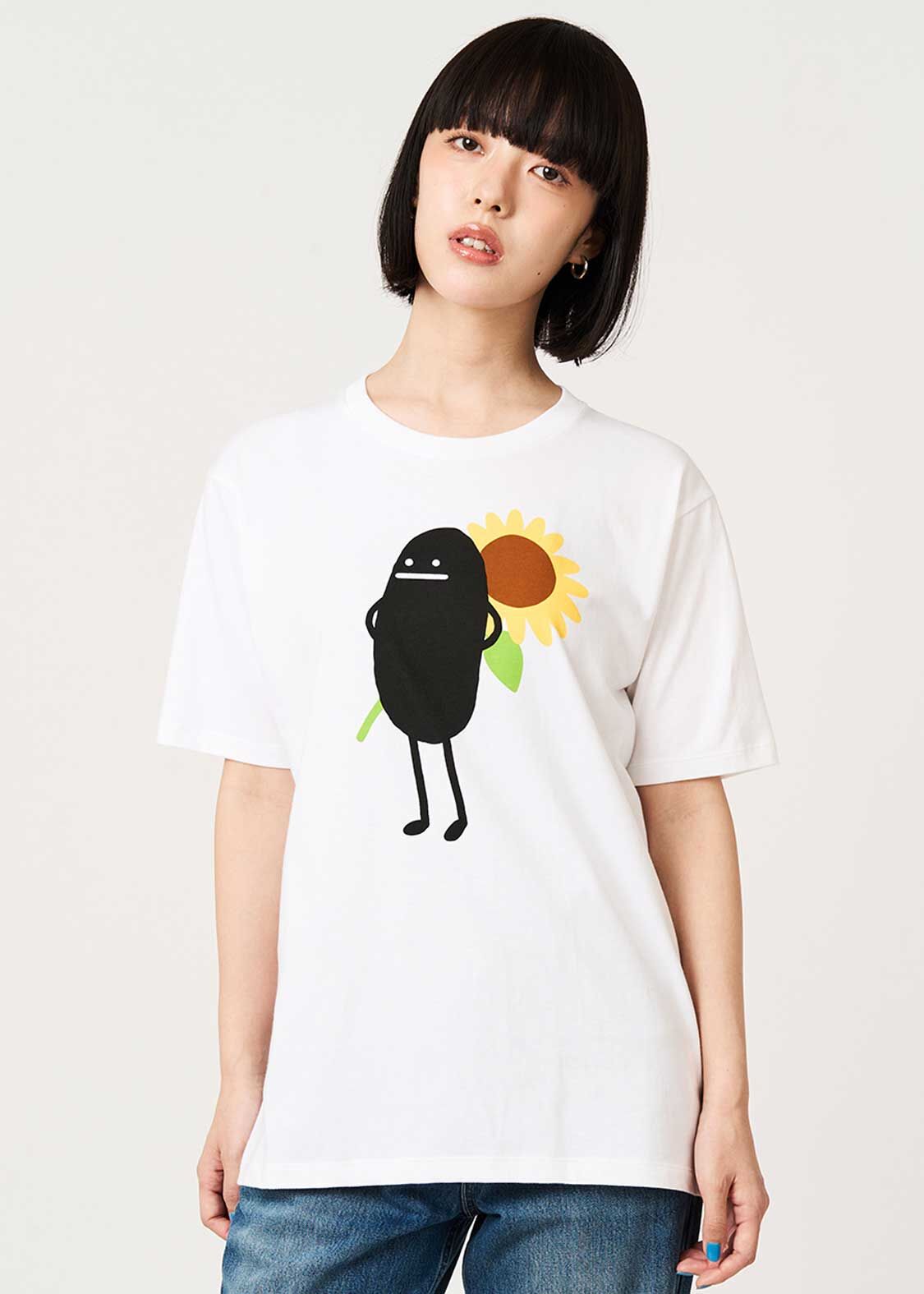 日本預訂 graniph GH Beautiful Shadow Sunflower | T-Shirt