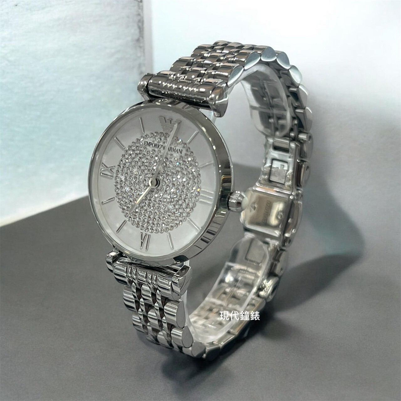 【EMPORIO ARMANI】Gianni T-Bar 系列 AR1925 32mm 現代鐘錶