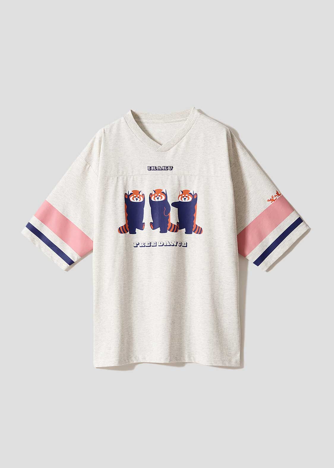 日本預訂 graniph GH Ikaku Dance | V-Neck Football T-Shirt COOL TOUCH