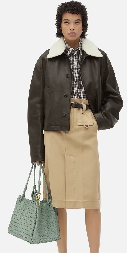 Bottega Veneta BV Large Parachute Intrecciato Shoulder Bag