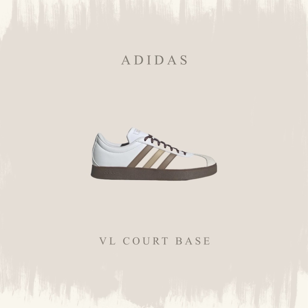 ADIDAS VL COURT BASE 奶茶棕 咖啡 焦糖底 休閒鞋 KH9489