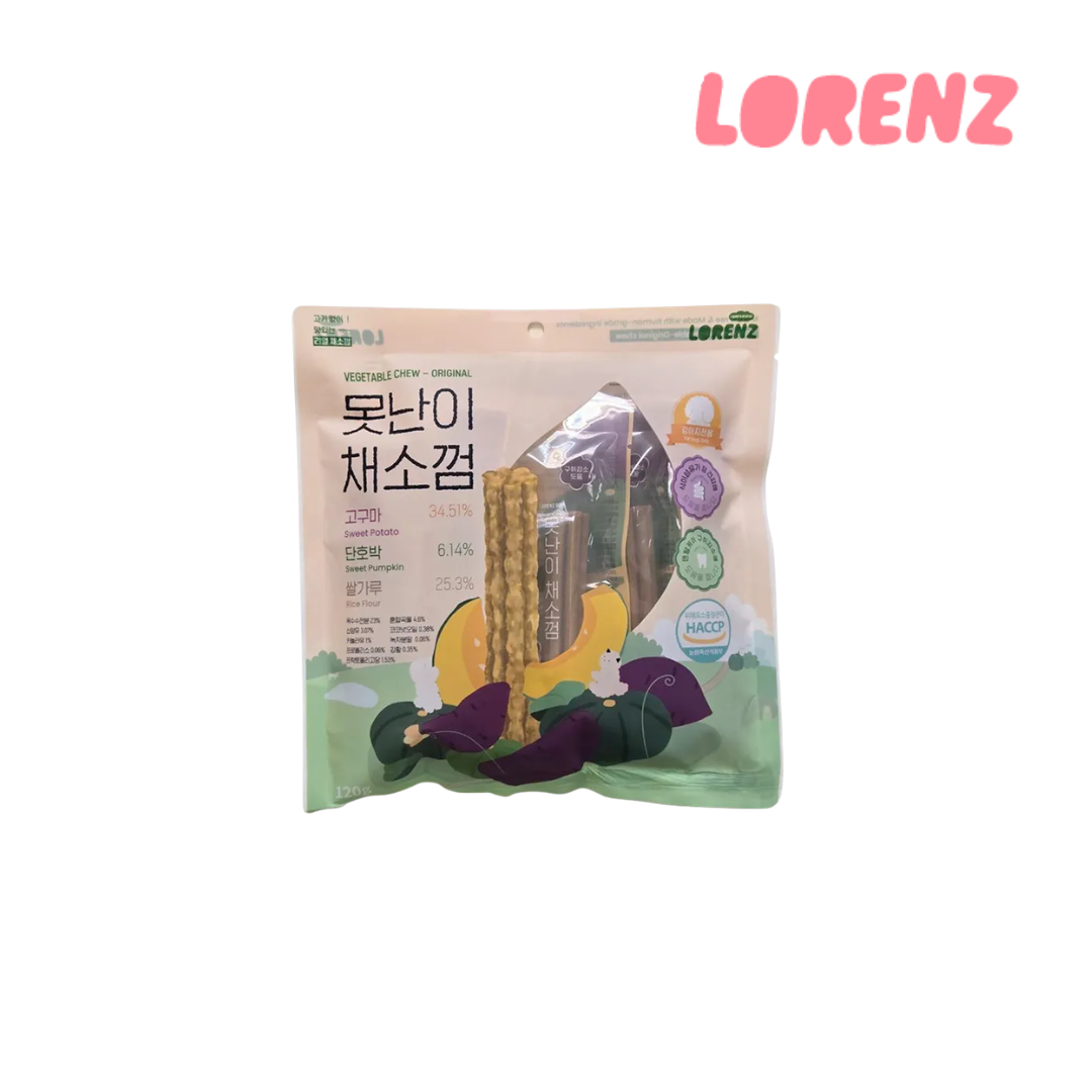 LORENZ洛倫滋 蔬菜潔牙骨(南瓜/腸道)