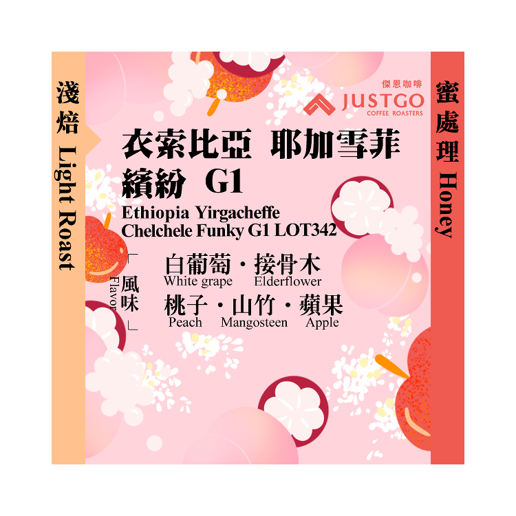 [掛耳包] 衣索比亞 耶加雪菲 繽紛 G1 [蜜處理]