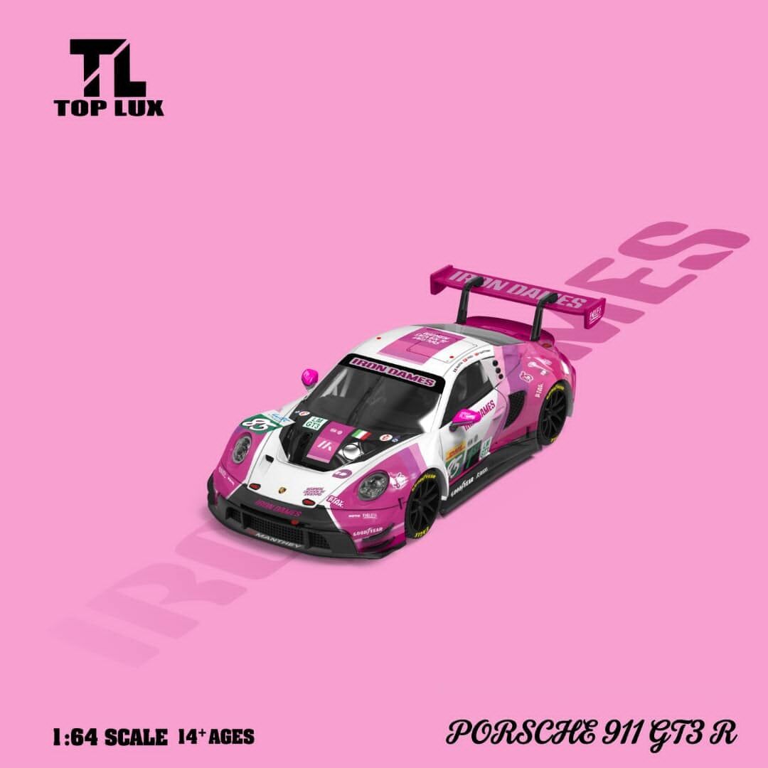預訂:1/64 Top Lux Porsche 911 GT3 R Iron Dames #85 (TL64006 )