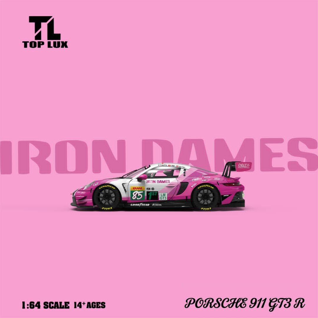 預訂:1/64 Top Lux Porsche 911 GT3 R Iron Dames #85 (TL64006 )