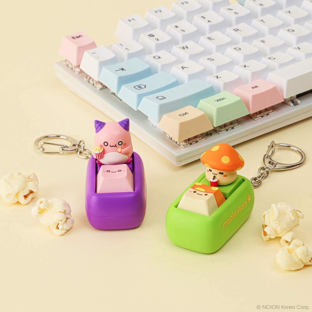 【OWN】楓之谷 Maplestory World 吊飾 鍵盤 鍵帽 限量 限定 韓國限定 掛件 擺件 皮卡啾 菇菇寶貝