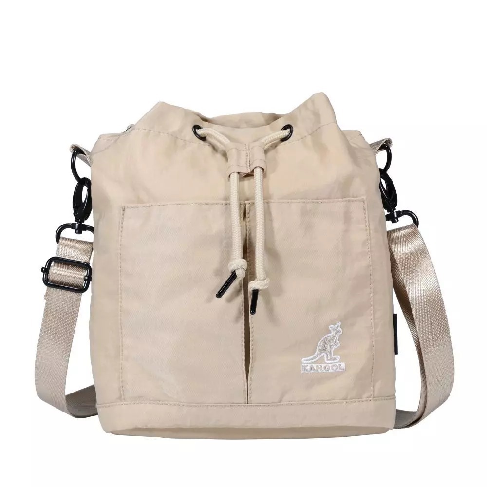 KANGOL 水桶包 卡其 小側背 包包 6555170232