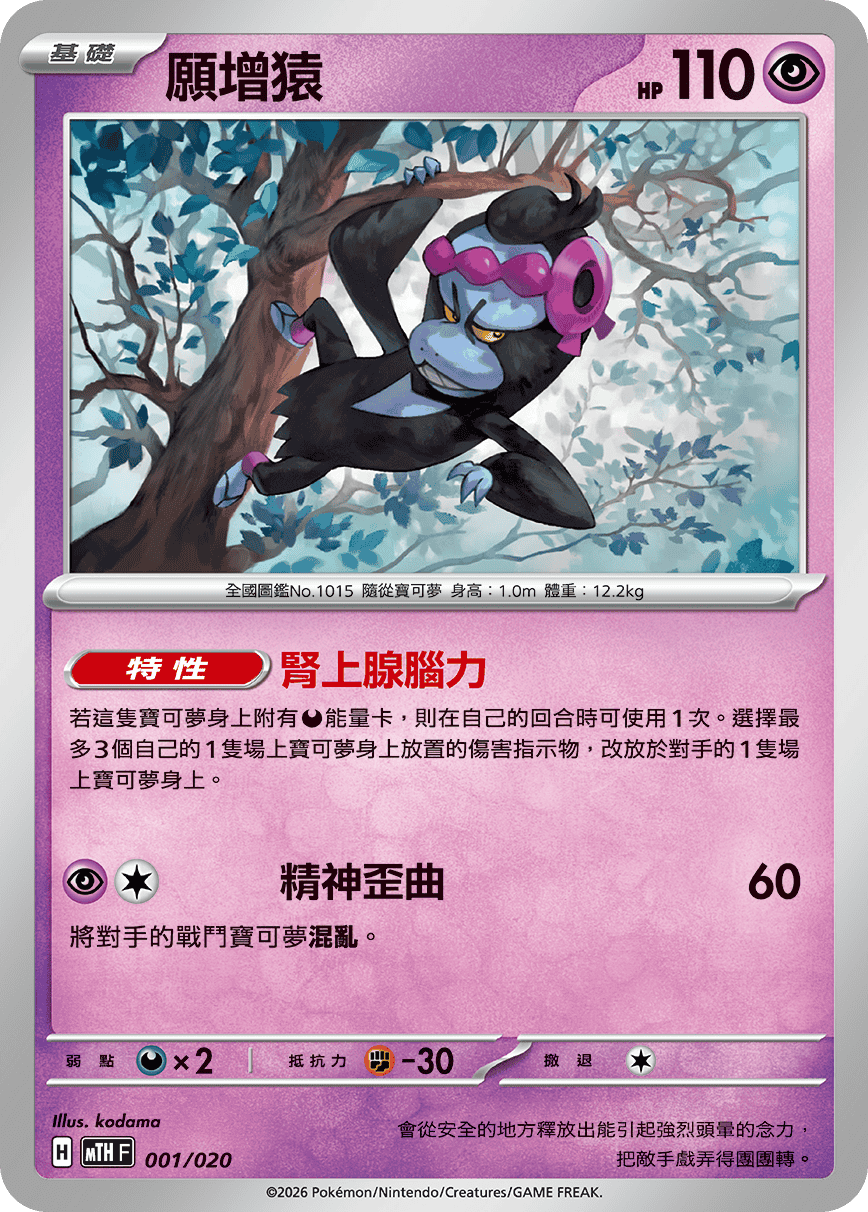 MTHF 001/020 願增猿