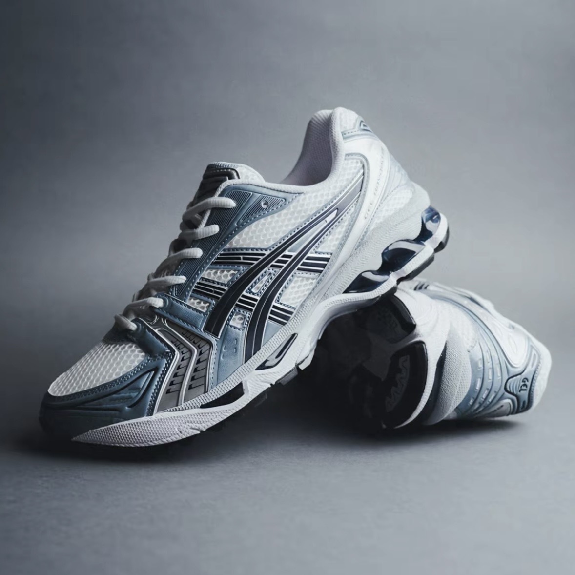ASICS GEL-KAYANO 14 冰川藍 金屬藍 復古 休閒 慢跑鞋 1203A537-106
