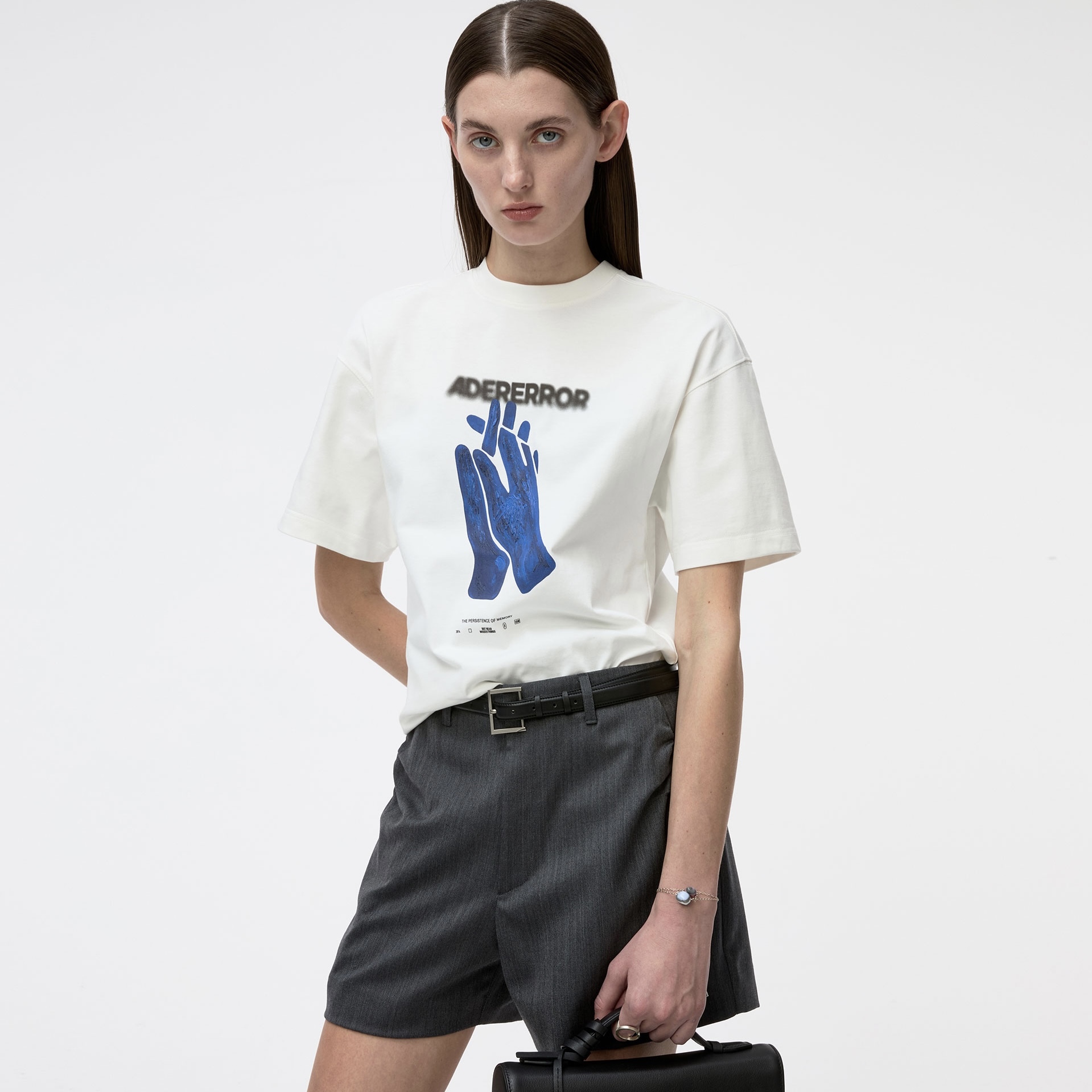 ADER ERROR T-SHIRT PRODUCT. 47 油畫感 牽手 記憶 短袖 兩色 上衣