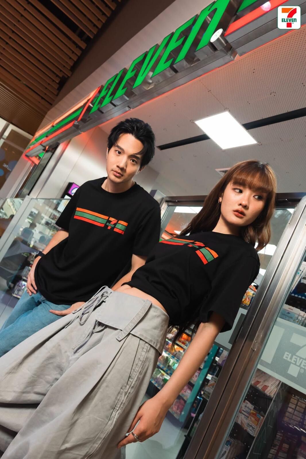 泰國 7-Eleven 聯乘Mynds 期間限定「ULTRA COOL」型格黑Tee