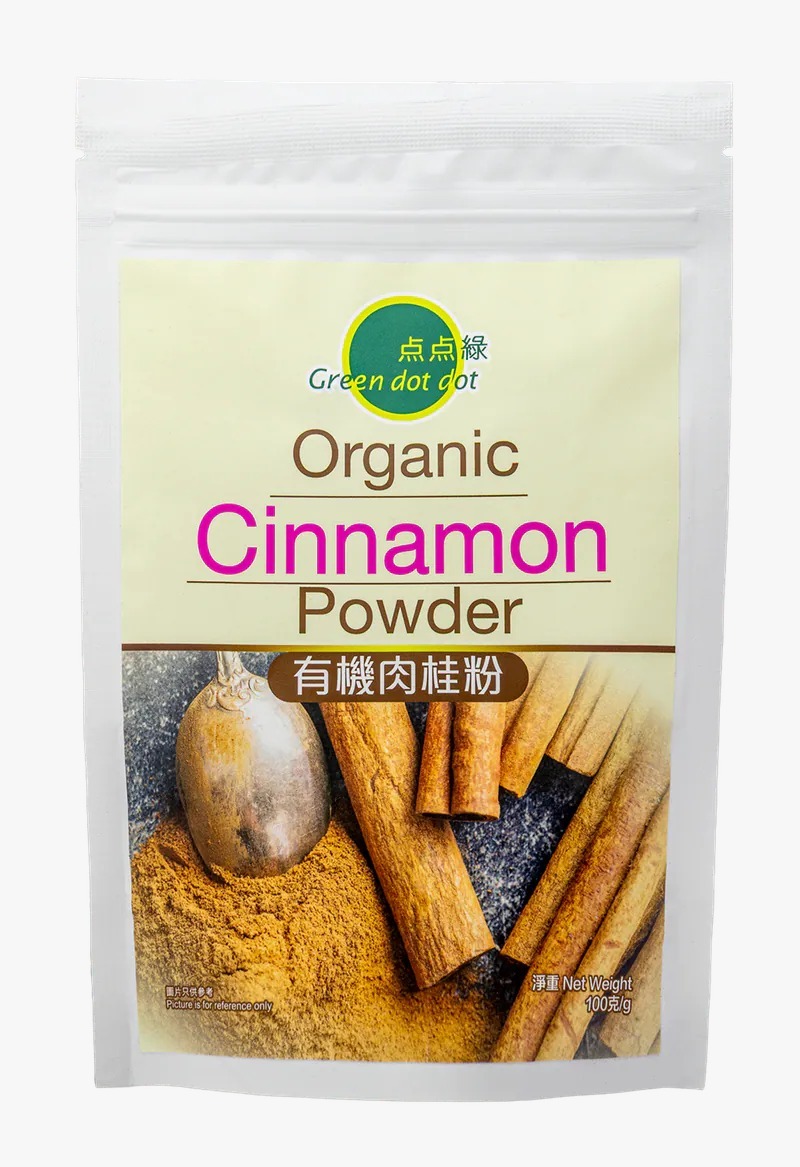 O1: 點點綠-有機肉桂粉 (100克)